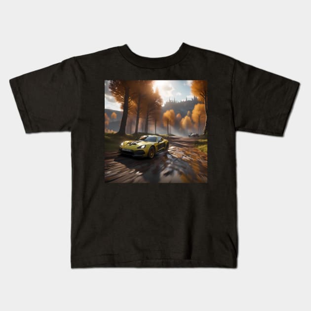 Forza horizon 4 inspired art Kids T-Shirt by IOANNISSKEVAS